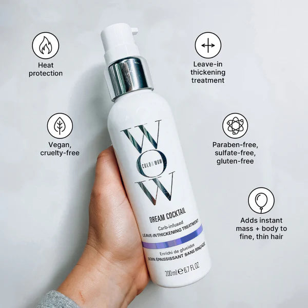 NOW Dream Cocktail Carb Infused Leave-in Treatment Volumizer Hair