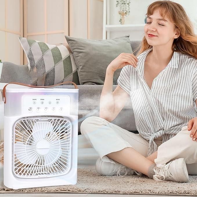 Portable Mini Air Cooler with Water Spray