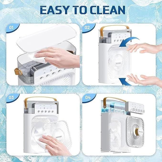 Portable Mini Air Cooler with Water Spray